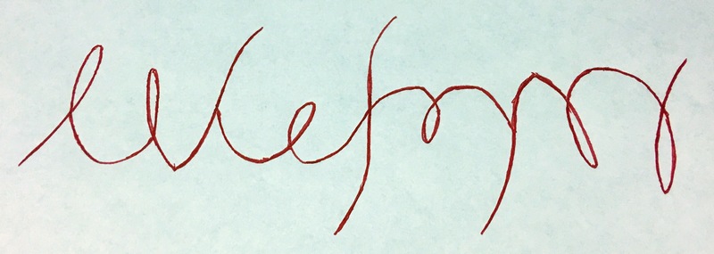 Ambigram Evelyn
