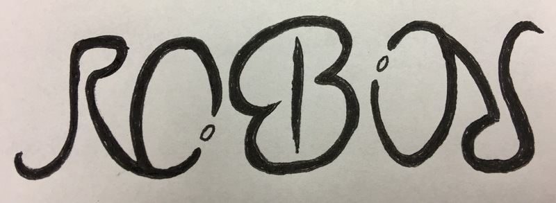 Ambigram Robin